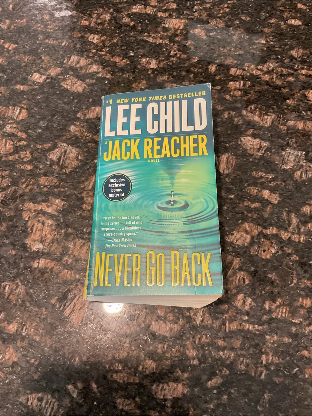 Lee Child  "Never Go Back"